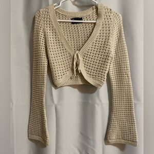 NWOT Asos cropped knit cardigan